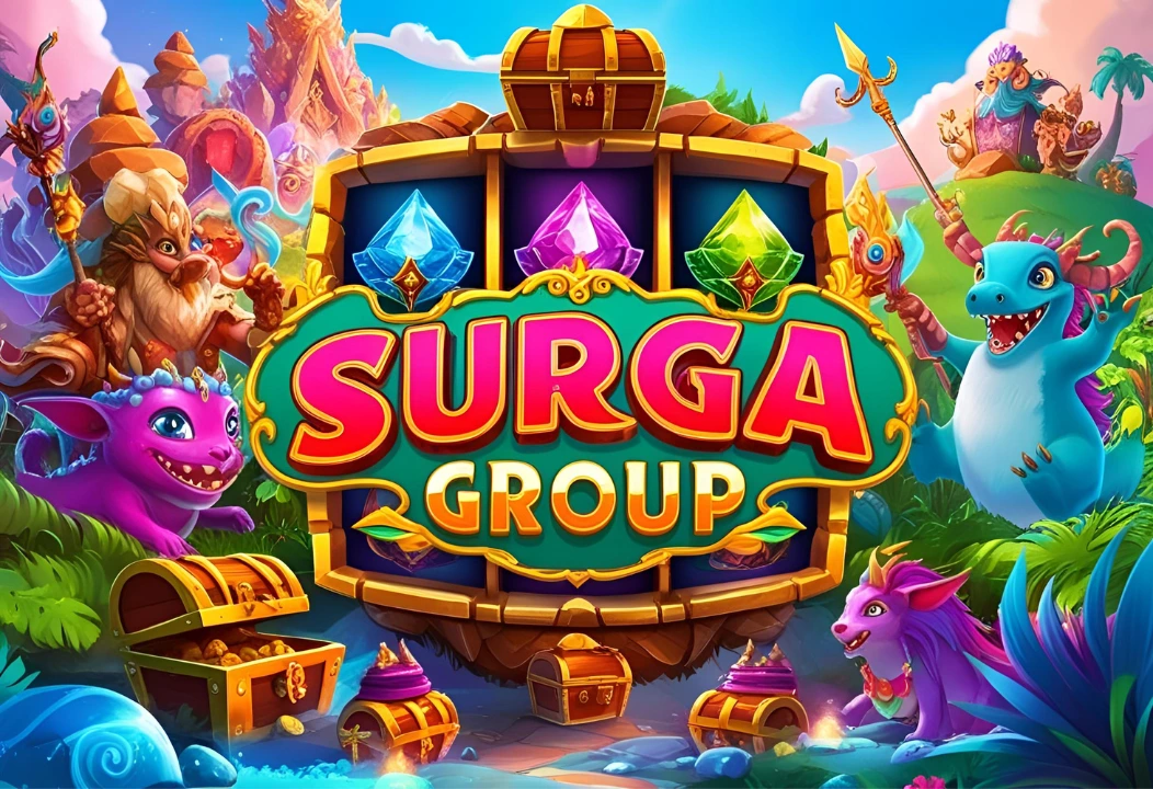 Game slot Surga Group dengan grafis 3D menawan dan visual penuh warna.